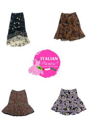 Y2k unique cuts poly skirts