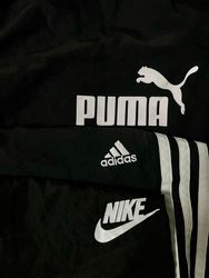 Branded Nylon Track Pants