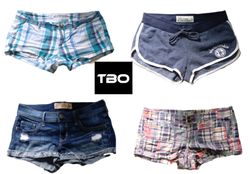 A&E ,Holister,Aeropostale,A&F Brands Shorts