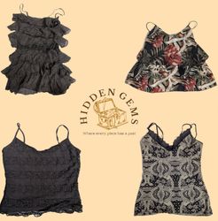 Y2K boho style cami tops(HG-028)