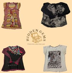 Y2K Mixed printed tops(HG-030)