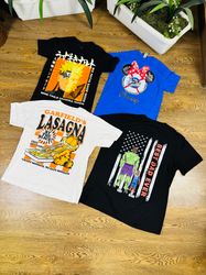 Cartoon-Druck-T-Shirts