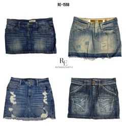 Y2K Britney Era Denim Mini Skirts (RE-1598)