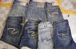 SILVER MINI MICRO SHORTS (ID 660)