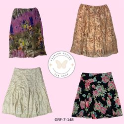 Chic & Bold: Fast Fashion Mix Print Skirt (PR-7-04..