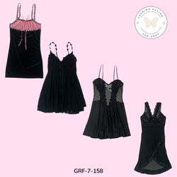 Chic Black Satin Slip Dress | Everyday Staple (PR-..