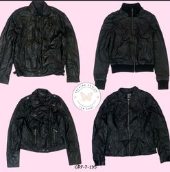 Bold Mix Zipper Leather Jacket – Street Style Esse..