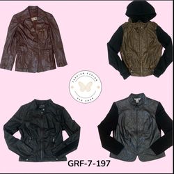 Fast Fashion Mix Zipper Biker Jacket – Trendy & Sl..