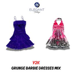 Vestidos Grunge Y2K Barbie Mezcla - EV0442