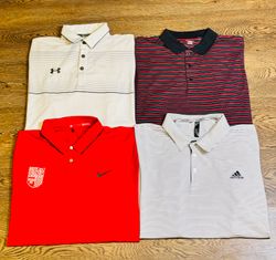 Mix branded sport collar T-shirts