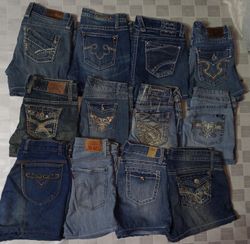 WALLFLOWER AND OTHER MIX BRANDS MINI SHORTS (MD 11..