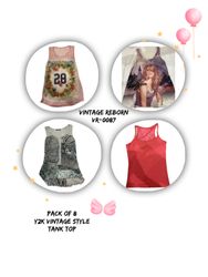 Y2K Tanks Tops for Effortless Cool (VR-0087)