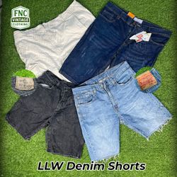 Branded Denim shorts