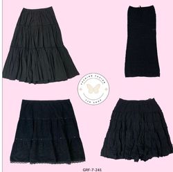 Black Cotton Skirt – Everyday Essential for All Se..