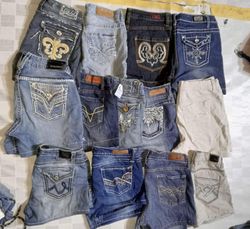 VIGOSS AND OTHER BRAND MINI MICRO SHORTS (MR687)