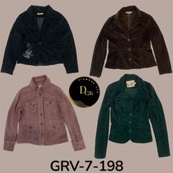 Vintage Corduroy Button Jacket – Classic Y2K Style..