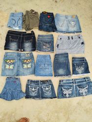 Y2k Cool Girl Mini micro ladies skirts