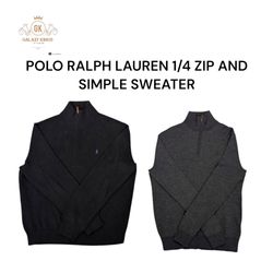 Polo Ralph Lauren 1/4 Zip and Simple Sweater