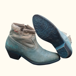 SA#266 Bottines Vintage Éblouissantes – Chic Weste..