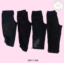 Schwarze Cargo Capri-Hosent – Essentials für den S..