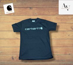 Carhartt rework style black printed tee