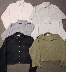 Lacoste Upcycled Cropped Tops Shirt