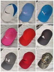 🧢 Nike, Adidas, Puma, Under Armour, Realtree Caps..