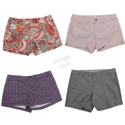 Vintage Vibe Printed & Plain Shorts Collection (VV..