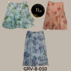 Y2K mix poly skirt (GRV-8-010)