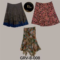 Y2K mix poly skirt (GRV-8-008)