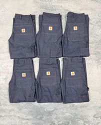 Carhartt Rework Style Dark Blue Pants