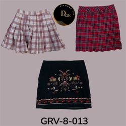 Y2K wool midi skirt (GRV-8-013)