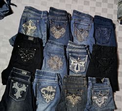ANGELS AND OTHER MIX BRANDS MINI SHORTS (MD 1243)