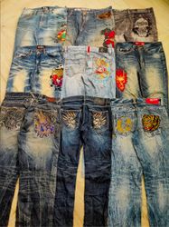 Japanes jeans  Embroidery Y2K