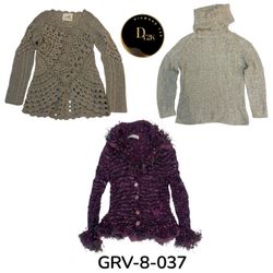 Y2k net sweater (GRV-8-037)