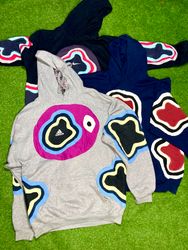 Upcycled Marken-Hoodie
