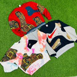 Rework style Nike sweatshirts