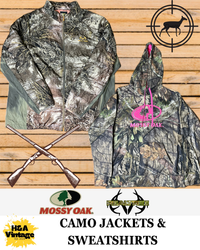 Camo Jackets and Sweatshirts