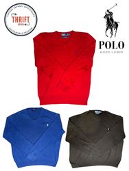T1254 Ralph Lauren V-Neck Sweaters Selection