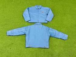 Rework style carhartt sky blue detroit jackets