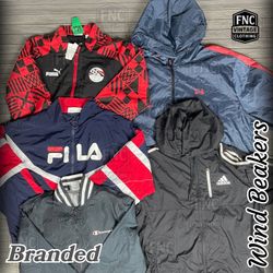 Branded Windbreaker Jackets