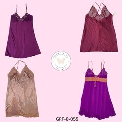 Y2K Vintage Purple Slip Dress – Satin Aesthetic Pa..