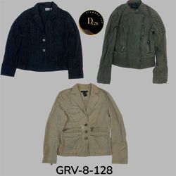 Y2k green cotton jackets (GRV-8-128)