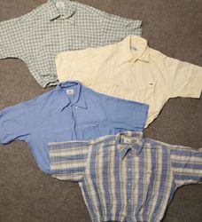 Lacoste upgecycelte elastische kurze Tops