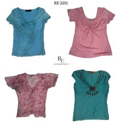Y2K Soft Girl Sleeveless Tops (RE-2251)