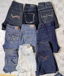 SILVER AND OTHER BRAND MINI MICRO SHORTS (ID 713)