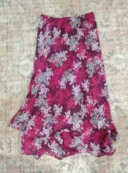 IQ0444 Y2K Floral Midi Maxi Skirt