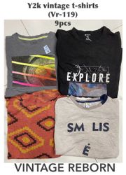 Y2k vintage printed T shirts (VR-0119) bales
