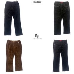 Y2K Corduroy Flared Pants (RE-2259)