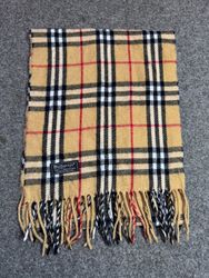Beige Color Burberry Scarves